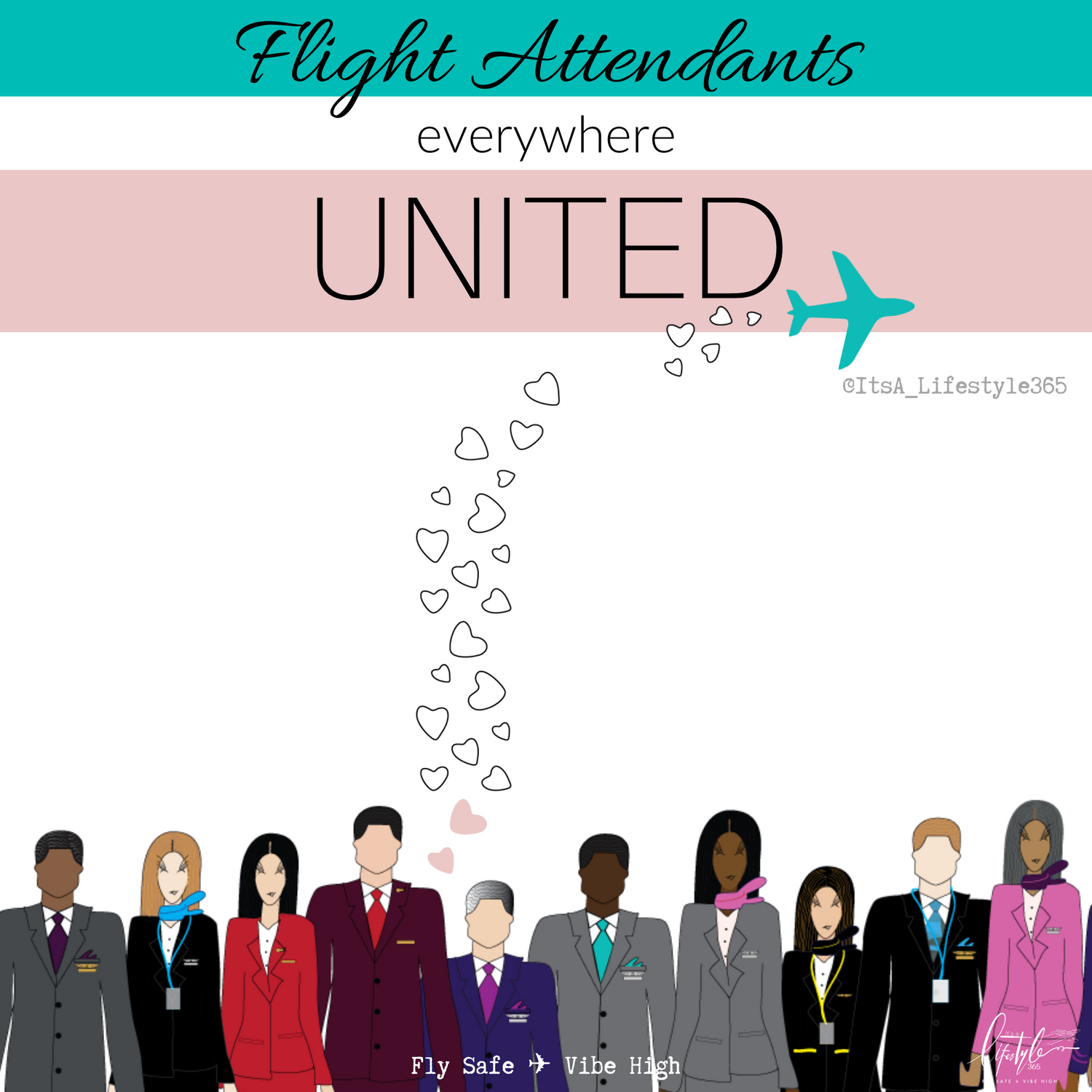 IAL365 Flight Attendants United by wings everywhere, during Covid-19 and beyond!